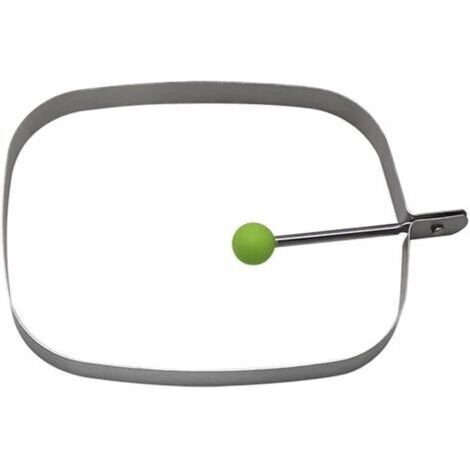 "Quadratischer Eierring, Kreativer Crêpe-Ring aus Edelstahl, Omelettform, Küchenutensil (M)"