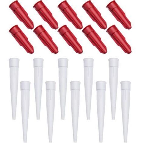 Düsenkartuschen mit Silikonhüllen, transparente Ersatzdüsen, Silikon-Ersatzdüsen, Dichtungsdüsen, Dichtungsdüsen, Küche, Haushalt, Dichtungswerkzeuge (40). (1/4)