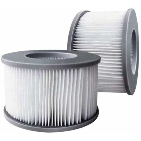 Packung mit 2 Ersatzfiltern für die Mspa FD2089 Kartuschenpumpe für Schwimmbäder, Whirlpools und Spas (1/5)