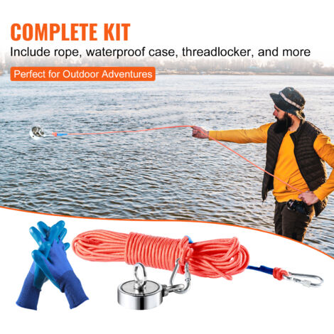 VEVOR Kit Magnete da Pesca 907 kg Kit Pesca Magnete al Neodimio per VEVOR Kit Magnete da Pesca 907 kg Kit Pesca Magnete al Neodimio per