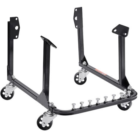 VEVOR Chariot De Service, 800x410x945 Mm, Desserte A Roulettes Utilitaire En Plastique A 2 Niveaux Avec Roues Pivotantes 360 2 Avec Freins Pour Entrepot Bureau Maison Restaurant Cuisine 88727908