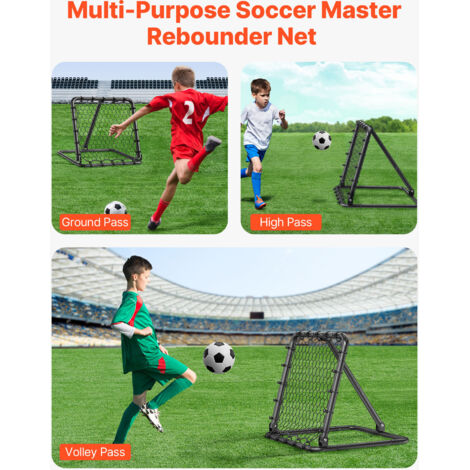 Filet De Rebond Pliable Football OYE - Entraînement Réactivité Enfant Ado, Tube Épais 100x100x70 Cm Accessoire Entraînement Solo Football