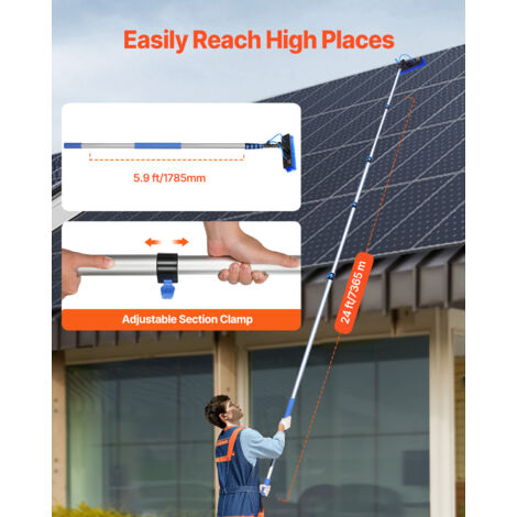 Brosse nettoyage panneaux solaires au meilleur prix | Leroy Merlin