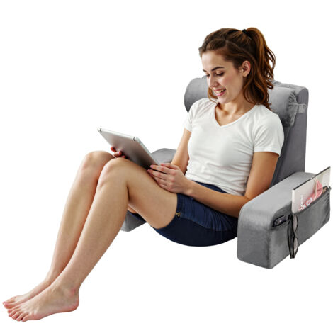 Coussin de lecture , grand coussin de lit avec appui-tête amovible, coussin de dos avec Coussin de lecture , grand coussin de lit avec appui-tête amovible, coussin de dos avec