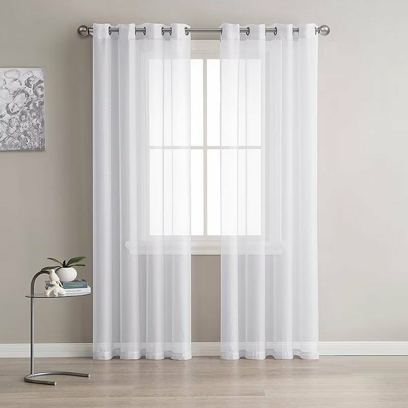 Rideaux Lin Restoration Hardware Blanc Opaque – 120x100 Pouces – Lot De 2 – Décolorés
