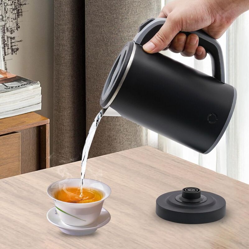 1L 201 ustensiles de cuisine en acier inoxydable Outdoor Non-Electric bouilloire