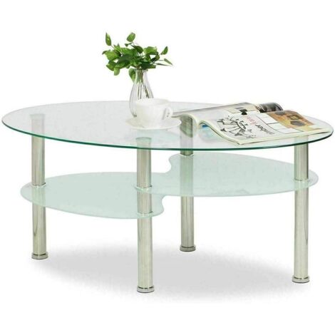 3-in-1 Coffee Table with Hidden Compartments and Open Shelf, Extendable and Extendable Coffee Table, 4-8 People Dining Table with Folding Tray, 90 x 48 x 62 cm (B) (1/4)