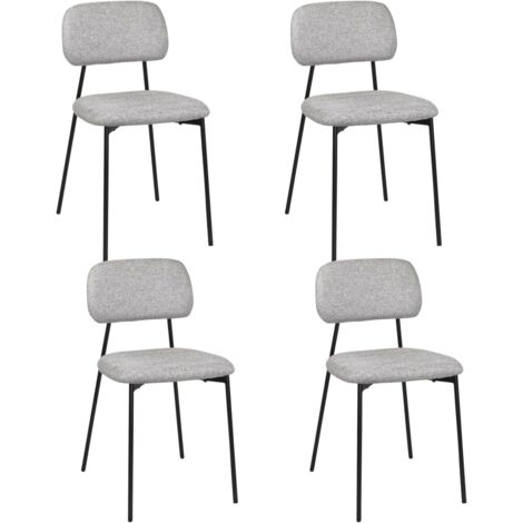 Ensemble de 4 pièces pour salle à manger TALA Design - Mélange de tissus (beige) (1/5)