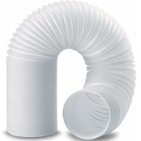 Cyslmuk – Tuyau d'évacuation pour climatiseur mobile – Diamètre 150mm – Longueur rétractable 2M – Matériau PP résistant à la chaleur et à la corrosion
