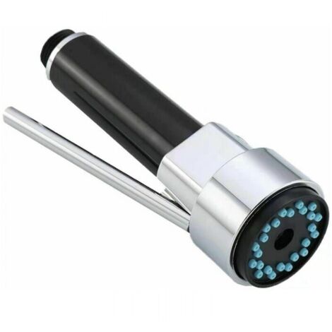 Douchette Robinet Cuisine Laiton Douchette Evier Cuisine Rétractable Mitigeur Douchette Remplacement pour Robinet Douchette Extensible, Chromé, G1/2 (1/5)