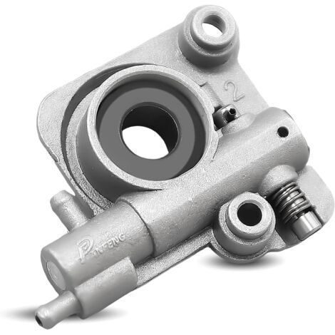LinDuxe P021010890 Pompe à huile - Ensemble de graissage Pompe à huile avec engrenage à vis sans fin pour trononneuse Echo CS-330MX4 CS-330T CS-360T CS-370 CS-370F CS-400 CS-400F Pièces de rechange R (1/4)