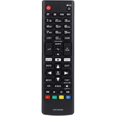 Applicable Remplacement telecommande LG pour telecommande LG Smart TV pour L g Universelle TV avec Boutons Netfllx Amzen (1/5)