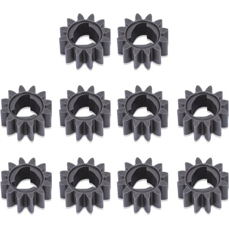 LinDuxe Lot de 10 pignons 42661-VE2-800 - Engrenage d'entranement à 12 dents pour tondeuse à gazon Honda HRM215 HRB215 HRS216 Pièces de tondeuse à gazon à pignon 12T Compatible avec les modèles HRB21 (1/4)