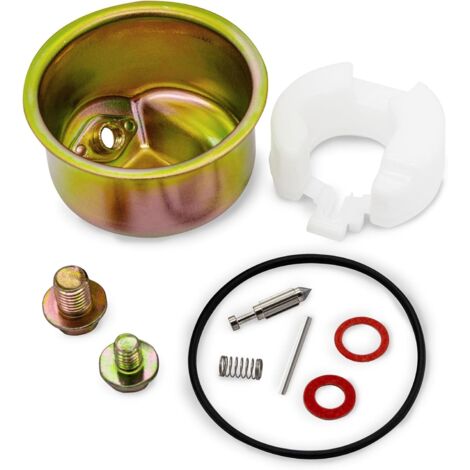 Kit de pièces carburateur pour moteurs Honda GX120 GX160 GX200 GXV120 GXV140 GXV160 – Bol flottant, ressort, aiguille, joint, goupille, boulon, rondelle (1/5)