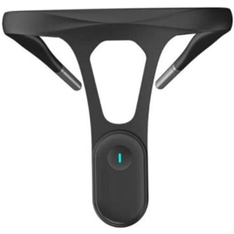 1 correcteur de posture pour hommes et femmes avec rappel par vibration intelligent, sangle réglable, soutien dorsal supérieur, corrige la posture assise et debout (unisexe)