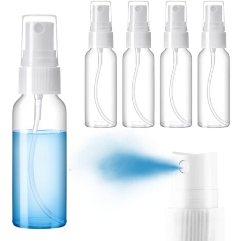 5 Pièces Spray Vide, 20ml Flacon Vaporisateur, Vaporisateur Vide, Flacon Parfum Vide, Atomiseur Rechargeable Transparent Flacon,Plastique Rechargeable Flacon Pompe Vide Atomiseur pour Cosmétique (1/5)