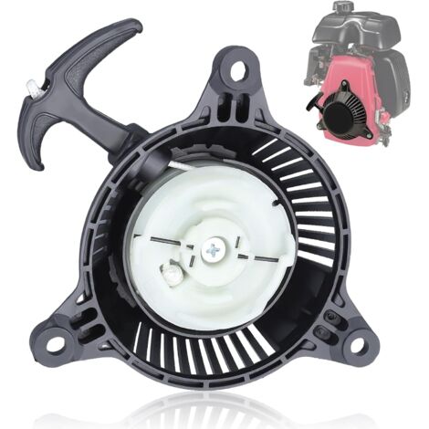 LinDuxe Ensemble de démarreur à rappel 28400-ZM7-003 - Démarreur à rappel compatible avec moteur à 4 temps Honda GXH50 GXV50 WX15 tondeuse à gazon Pit Dirt Bike Buggy Scooter à essence Démarrage par t (1/4)