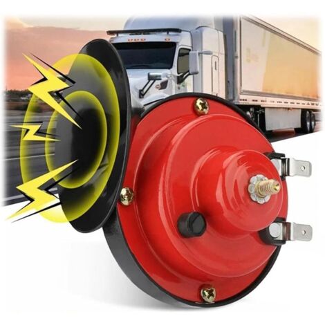 Klaxon d'escargot 300DB – Avertisseur sonore puissant 12V – Imperméable et résistant à la poussière – Pour voiture, moto, vélo, camion, bateau (1/5)