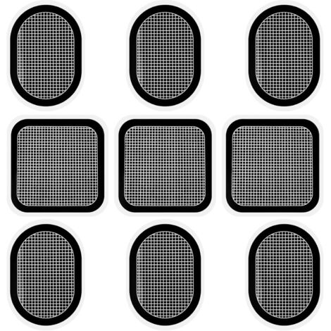 9 Pièces électrode de Ceinture,Compatible avec Abs Series, 3 Sets Replacement Pads électrode de Rechange pour Ceintures Musculation Abdominales (1/5)
