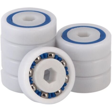 Lot de 8 remplacement du roulement à billes Polaris 9-100-1108 compatible avec des roulements hexagonaux,