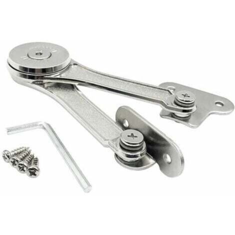 Standard Forte Ferrures pour Relevants et Abattants Couvercles Stay Lift Systèmes Réservoir de Force Pour Système a Porte Relevable Charnière pour Armoire Meuble Lot de 2 (1/5)