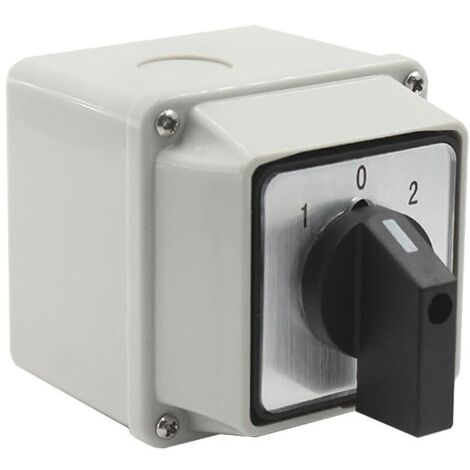 LW26 20/2 Inverseur de source universel avec botier de montage 380 V, 20 A Sélecteur universel à came rotative