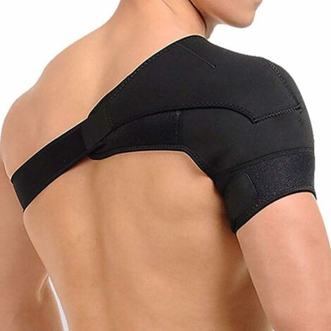Support d'épaule, Bandage épaule Réglable Néoprène, pour Tendinite, épaule Dislocation, Réduire la Douleur à l'épaule, Prévention et Récupération des Blessures Sportives, pour Femmes et Hommes