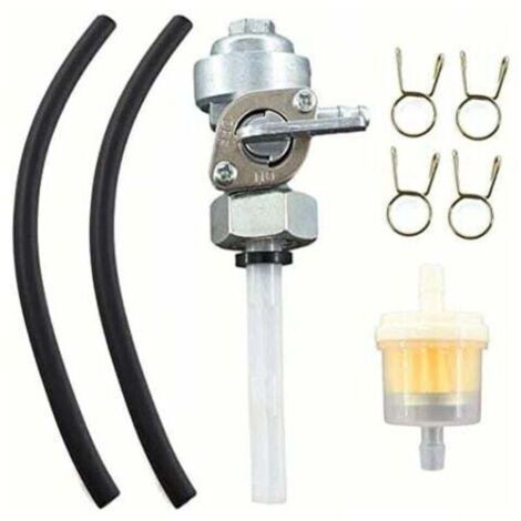 Robinet d'essence avec tuyau pour groupe électrogène Einhell STE2500, STE3500, STE5500, Scheppach SG2600, SG3500, Güde GSE 2701.