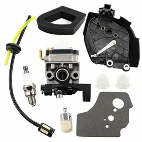 Carburateur avec filtre à air, couvercle de filtre à air et boîtier de tuyau à essence pour moteur Honda GX35 GX35NT HHT35S 1.3 CV, pour débroussailleuse et mini moteur à essence. (1/4)