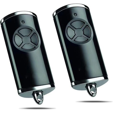 (Pack de 2)868MHz Télécommande pour Hörmann HSE4 BS,4 Canaux Télécommande de Rechange Bip Portail Porte De Garage Compatible avec Hörmann HSM4 HSE2 HS1 HS4 HSZ1