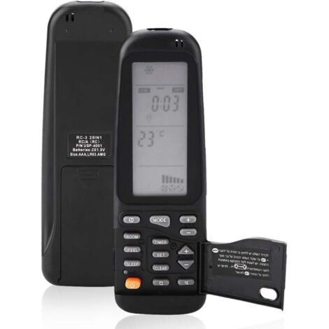 25 en 1 Télécommande de Remplacement de Climatiseur Compatible pour Electra/Airwell/Emailair/Elco RC-3 (1/5)
