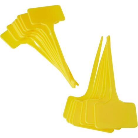 500 Étiquettes De Plantes Colorées 10x2 Cm - Tuteurs Plastique Pour Jardin, Serre Et Potager