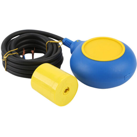 Ahlsen Capteur de niveau d'eau, interrupteur à flotteur de contacteur de contrôle de niveau de liquide 220V 16A pour l'approvisionnement en eau