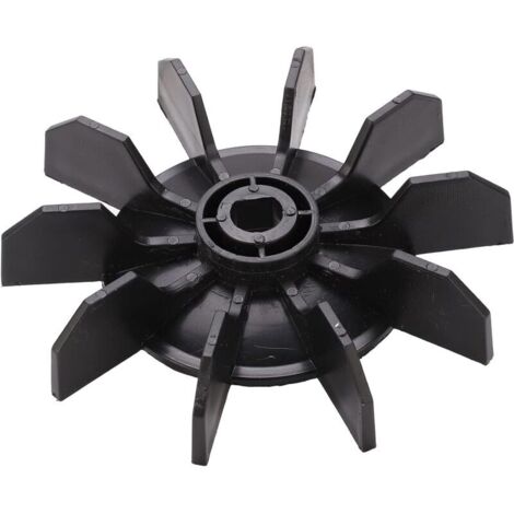 Ahlsen Roue de ventilateur moteur électrique, petit compresseur d'air pale de ventilateur accessoires pour Direct on Line Moteur compresseur d'air comprimé 14 mm Arbre 135 mm Diamètre extérieur