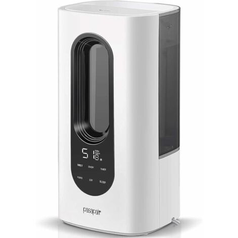 Ahlsen pasapair Humidificateur d'air à ultrasons 3,5 L avec brume fraîche pour les grandes chambres, arrêt automatique, fonctionnement silencieux, télécommande (1/4)