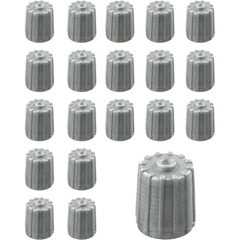 AHLSEN Flaconi 20PCS Bouchon Valve Pneu de Voiture, Bouchon Valve Pneu, Bouchon de Valve GM, Couvercle de Soupape, Cache-Poussière de Pneu de Voiture, Convient Aux Voitures,Camions,Vélos,SUV (1/5)