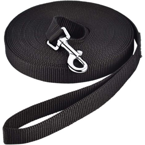 Ahlsen – Laisse pour chien 5 mètres en nylon – Poignée mains libres – Rotation 360° pour sécurité – Pour petits à grands chiens