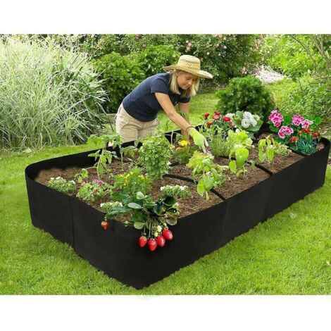 JOORRTLit surélevé rectangulaire 0,9 x 1,8 m, sac de lit surélevé en tissu Br-Life (1/2)