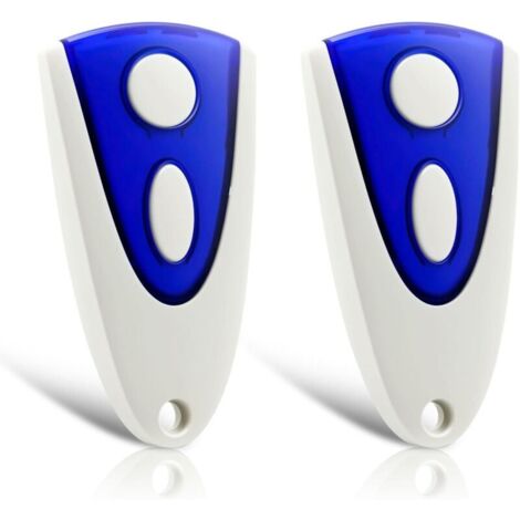 Lot de 2 pièces de rechange pour émetteur manuel Novotron 502, ouvre-porte de garage 433,92 MHz, 2 canaux, télécommande compatible avec l'émetteur manuel Novoferm 502 MAX43-2, Novotron 512 MIX43-2 (1/5)
