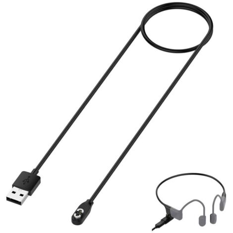 Câble de charge, adaptateur, compatible avec casque SHOKZ OpenSwim Pro (S710), câble de charge magnétique USB, pour casque Shokz Open Swim Pro S710, accessoire de casque (câble de charge) (1/5)