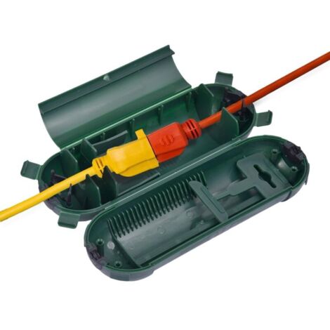 Housse De Sécurité Pour Rallonge Extérieure, Etanche Boîte De Jonction, Boîtier De Sécurité Fiche Et Prise, Boitier Protection Prise Electrique Exterieur, Safe-Box Du Câble Étanche