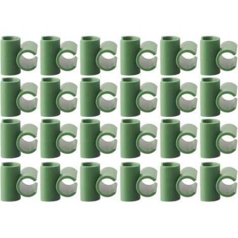 Lot de 50 clips de connexion pratiques pour cadre de jardin - Pour serre - Convient pour les vergers et les jardins (20 mm)