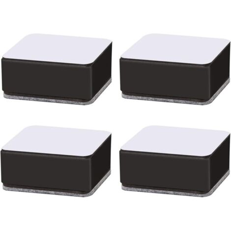 Rehausseurs de meubles, pieds de meubles, rehausseur de lit, table, rehausseur de canapé-lit, rehausseur de meubles en acier au carbone adhésif pour canapé, table basse, armoire, lot de 4