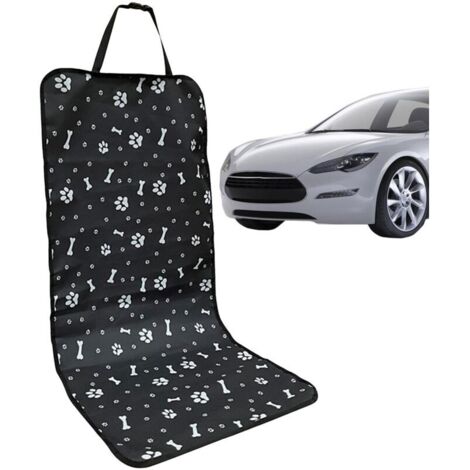 Housse de siège avant pour chien et chat Housse de siège avant de voiture imperméable, anti-rayures pour animal domestique, installation facile, protection de siège de voiture antidérapante