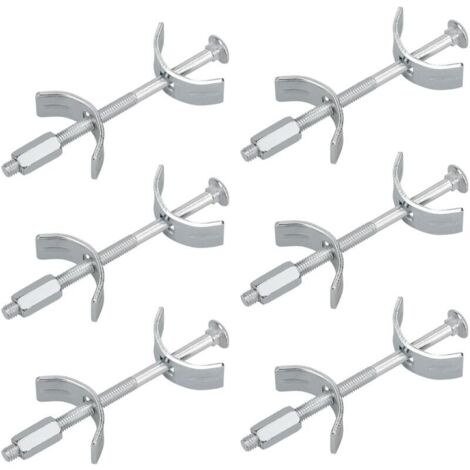 Raccord Plan de Travail, 100 mm 6 pcs connecteur de Meubles, raccordement de Meubles de Cuisine pour Assembler, Serrer et Fixer, ferrure d'Assemblage, Vis Assemblage Plan de Travail