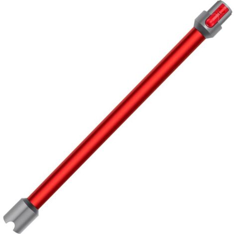 Tube Extension compatible pour Dyson V7 V8 V10 V11 V15 Tige Rigide Rallonge en Aluminium, Longueur 72 cm, Connecteur à Dégagement Rapide - Rouge (1/5)