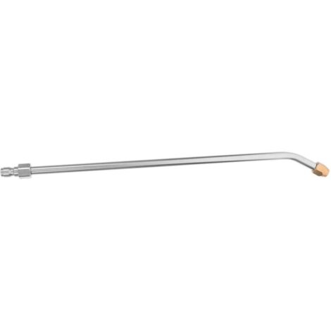 Lance Extension Métallique Incurvée pour Nettoyeur Haute Pression avec Raccord Rapide Baguette Robuste pour Lavage Auto et Nettoyage Zones Difficiles
