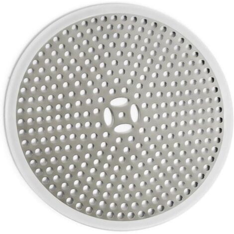 Drain de Douche en Acier Inoxydable Filtre pour Bonde de Douche Filtre de Cheveux Antirouille Anti-colmatage Couvercle de Vidange de Douche Grille Douche pour Salle de Bain Cuisine Argent