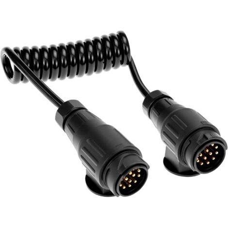 Câble d'attelage 2M avec Prise, 13 en 13 Broches, Rallonge Remorque Étanche pour Systèmes 12V (1/5)