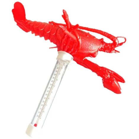 Thermomètre Flottant Pour Piscine - Thermomètre Flottant pour Piscine Extérieure Instrument de Mesure avec Cordon en Forme d'Animal pour Aquariums, Étangs, Lacs et Baignoires